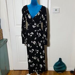 Free People Floral Midi Dress Women’s XS